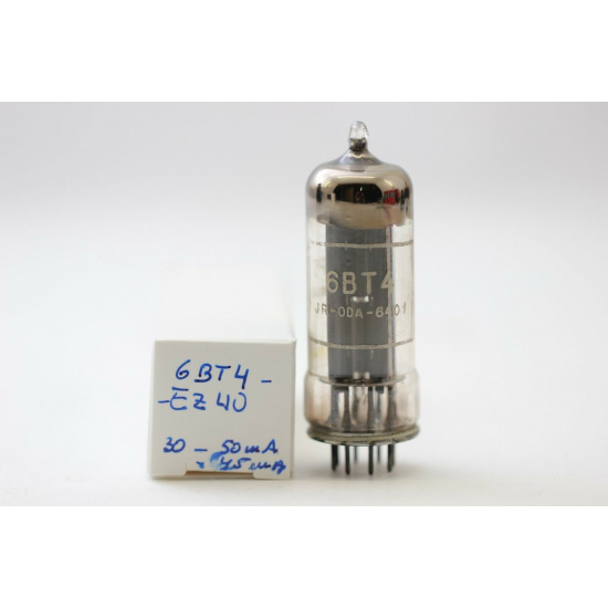 1 X 6BT4 / EZ40 TUBE. USED. RCU2