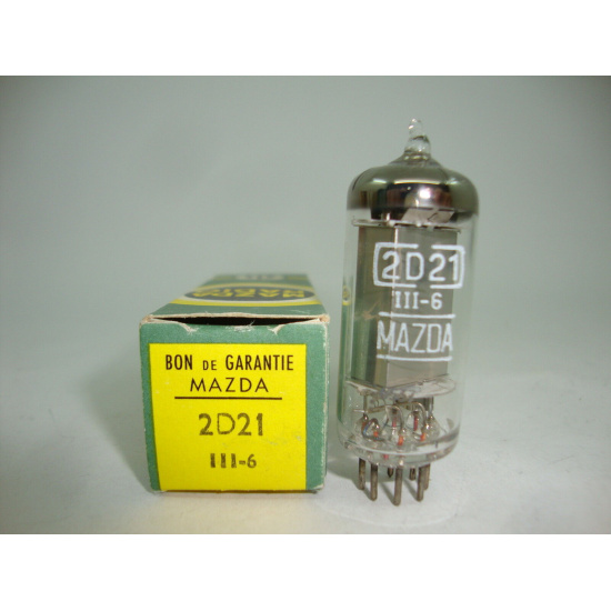 1 X 2D21 / PL21 MAZDA TUBE. 1965´S. 3 MICAS. NOS / NIB. RC122