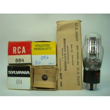 1 X 884 / VT222 TUBE.  NOS...