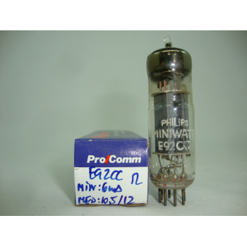 1 X E92CC TUBE. PINCHED...