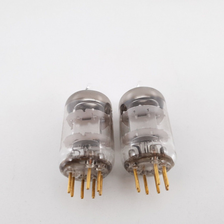 2 X 6028 SYLVANIA TUBE. GOLD PIN. 77/75% MATCHED PAIR 2. RC98