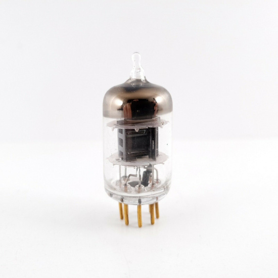 1 X 6028 SYLVANIA TUBE. BLACK PLATES....