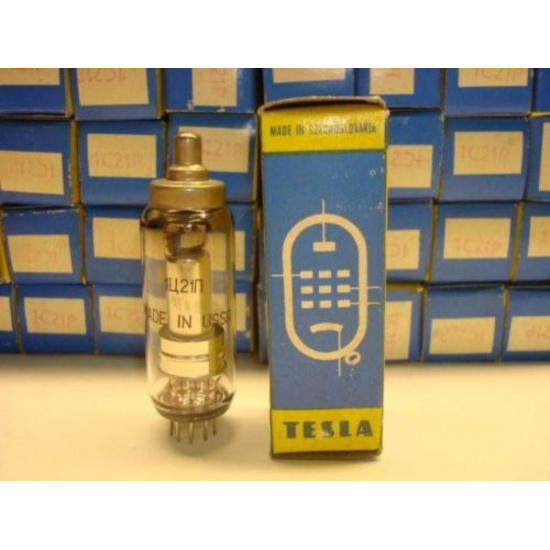 1 X 1C21P - DY86 TESLA TUBE. NOS/NIB. RCB30