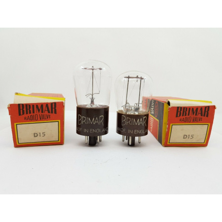 2 X D15 BRIMAR TUBE. PAIR. RC75