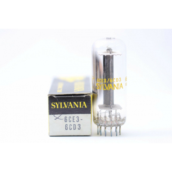 1 X 6CE3 / 6CD3 SYLVANIA TUBE. NOS / NIB. RC98