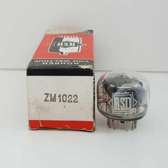 1 X ZM1022 NIXIE RSD TUBE. NOS / NIB. RC162