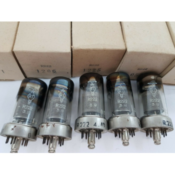 5 X R222 RT TUBE. NOS /... 2