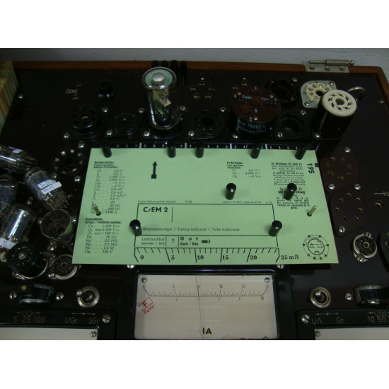 1 X EM2 TELEFUNKEN TUBE. USED. SEE...