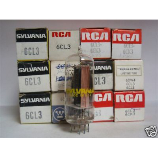 1 X 6CL3 TUBE. NOS / NIB. C74