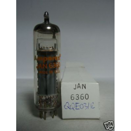 1 X 6360 TUBE. NOS/NIB. C110