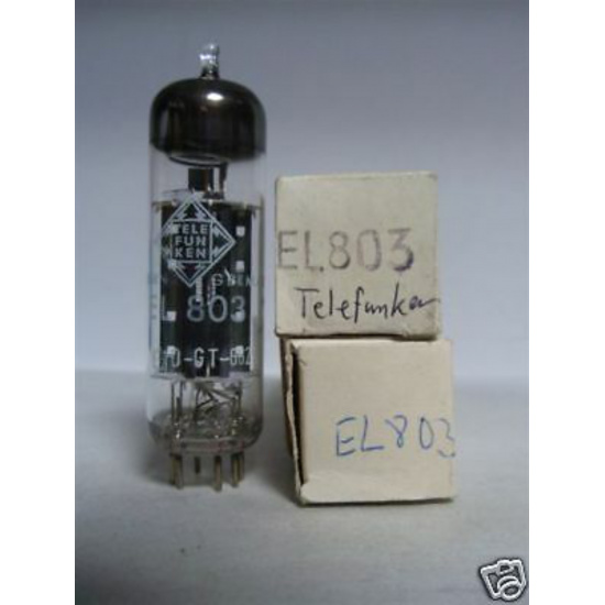 1 X EL803 TELEFUNKEN TUBE. NOS/NIB. C110