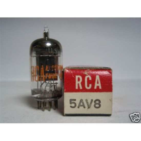 1 X 5AV8 TUBE. NOS/NIB. RC85.