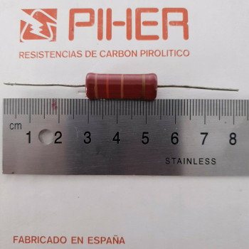 1 X 2W 120R 5% 1970s VINTAGE PIHER RESISTOR. NOS. C1794U23F150121