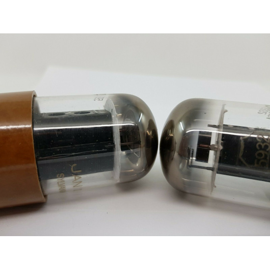 2 X JAN 5932 SYLVANIA TUBE. 1950s...