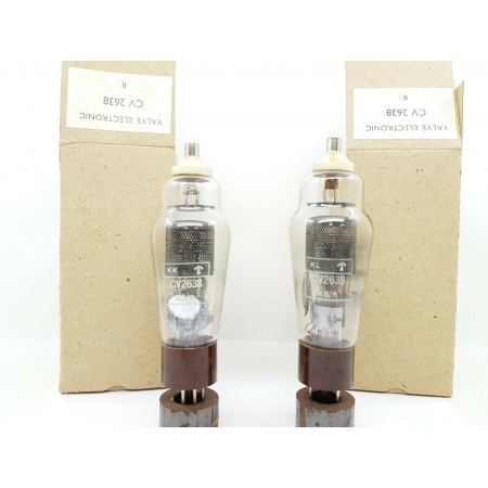 2 X CV2638 MULLARD TUBE. PAIR. RCB318