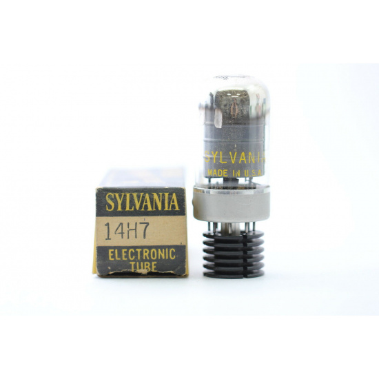 1 X 14H7 SYLVANIA TUBE. NOS / NIB. RCB154