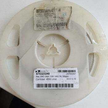 10 x 240K 1/4W 1% 100PPM SMD PHILIPS RESISTOR. (R285) CA393U2500F190721