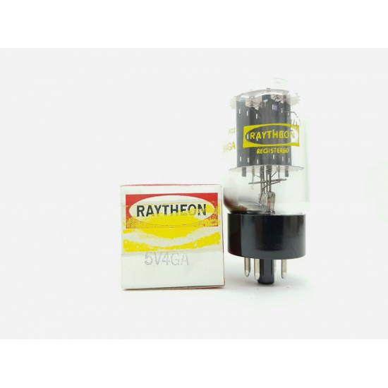 1 X 5V4GA RAYTHEON TUBE. NOS / NIB. RCB389