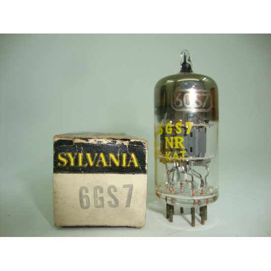 1 X 6GS7 SYLVANIA TUBE. NOS / NIB. RC49