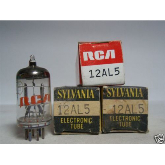 1 X 12AL5 TUBE. NOS / NIB. RC91