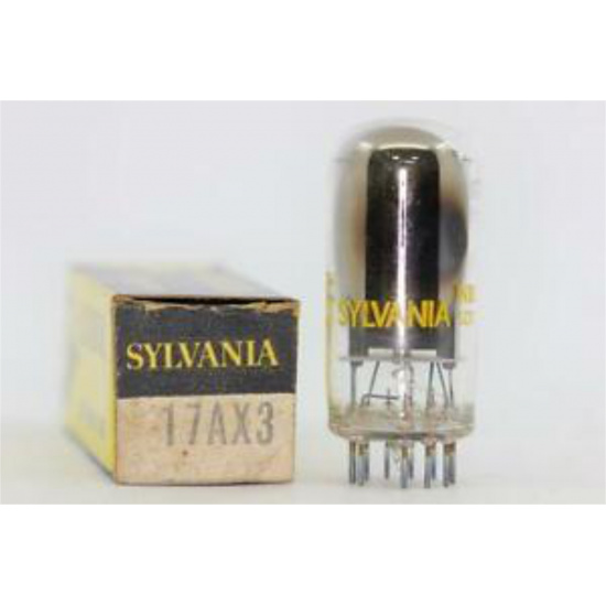 1 X 17AX3 SYLVANIA TUBE. NOS / NIB. RC45