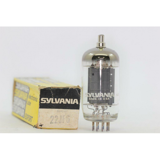 1 X 22JF6 SYLVANIA TUBE. NOS / NIB. RC45