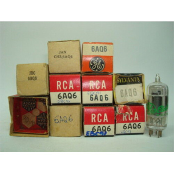 1 X 6AQ6 TUBE. NOS/NIB. 1...