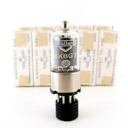 10 X 6K8GT TUBE. MULLARD BRAND. M65.E555