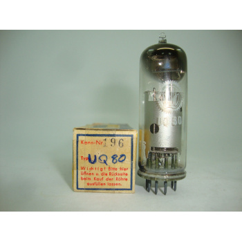 1 X UQ80 VALVO TUBE. RC86