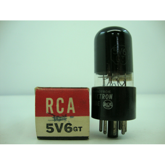 1 X 5V6GT RCA TUBE. NOS / NIB. RC72