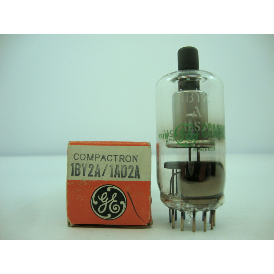 1 X 1BY2A / 1AD2A GENERAL ELECTRIC TUBE. NOS / NIB. RC72