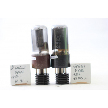 2 X 6V6GT FIVRE TUBE. 1950s...