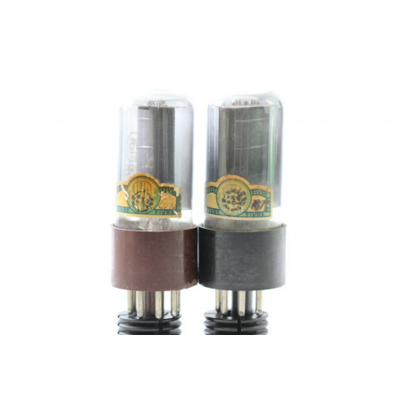 2 X 6V6GT FIVRE TUBE. 1950s PAIR. USED. RC19