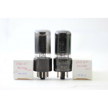 2 X 6V6GT BRIMAR TUBE. USED...