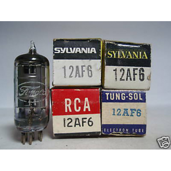 1 X 12AF6 TUBE. NOS/NIB. RCB11