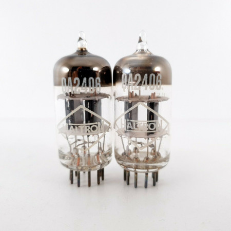 2 X QA2406 TUBE. HALTRON BRAND. BLACK PLATES. CN  ENA