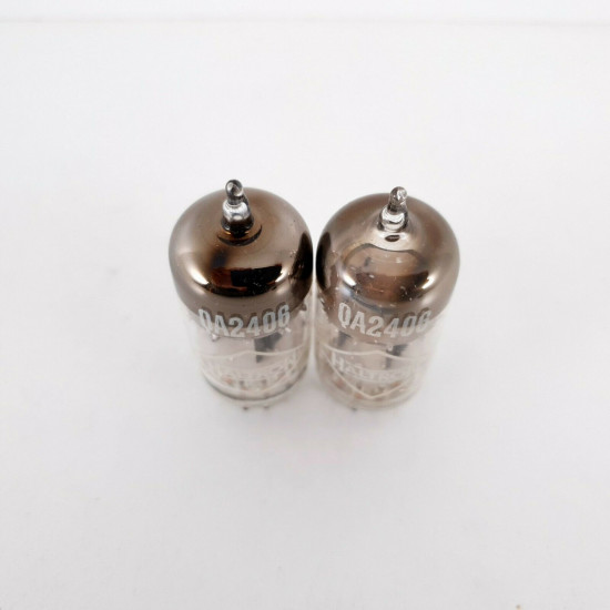 2 X QA2406 TUBE. HALTRON BRAND. BLACK PLATES. CN  ENA