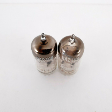 2 X QA2406 TUBE. HALTRON BRAND. BLACK PLATES. CN  ENA
