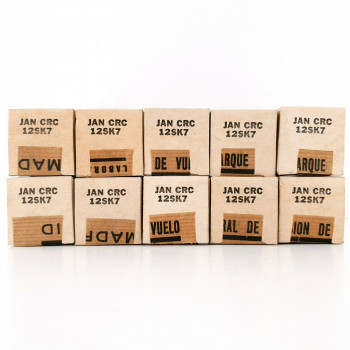 10 X JAN 12SK7 / VT-131 TUBE. RCA BRAND. M63.E146  ES 2