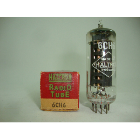 1 X 6CH6 HALTRON TUBE. SQUARE GETTER. 1950s. RC86