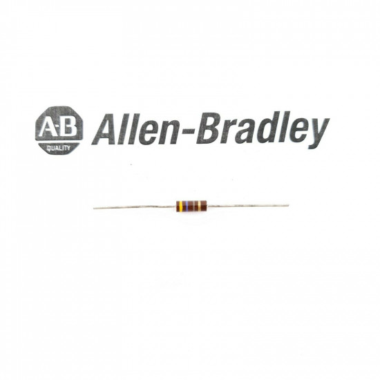 1 x 1/2W 470R 5% VINTAGE ALLEN-BRADLEY RESISTOR. C1849U100F190521