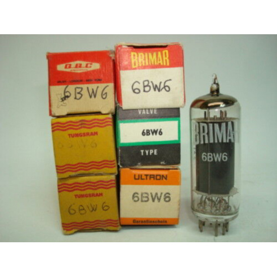 1 X 6BW6 / CV2136 TUBE. NOS/NIB. RB300