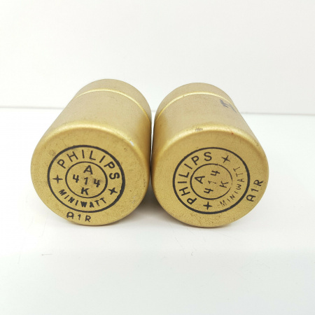 2 X A414K PHILIPS-MINIWATT TUBE. CB395