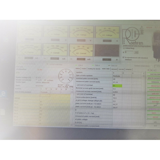 1 X 8BQ5 EDRICRON TUBE. RC18