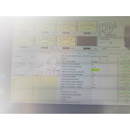 1 X 8BQ5 EDRICRON TUBE. RC18