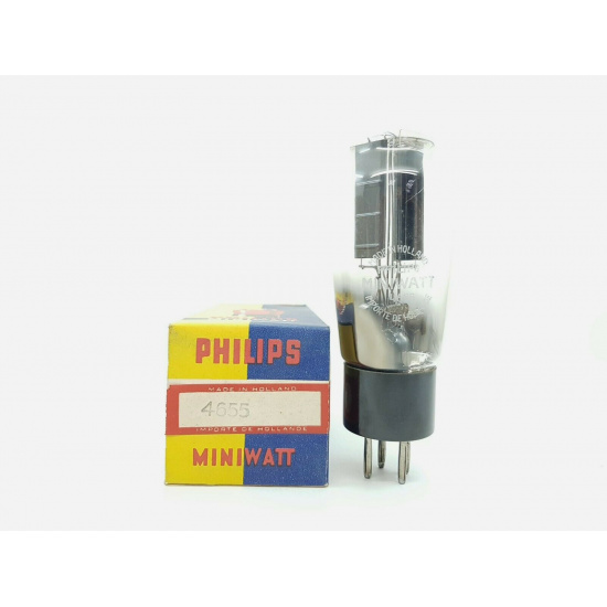 1 X 4655 PHILIPS MINIWATT TUBE. NOS / NIB. RC47