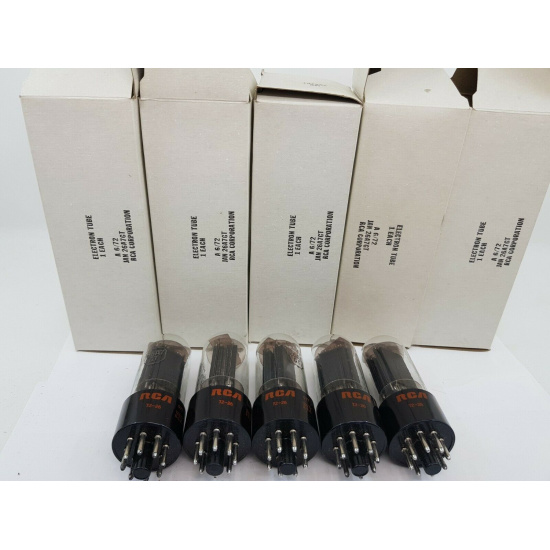 5 X 26A7GT RCA TUBE. RCB262