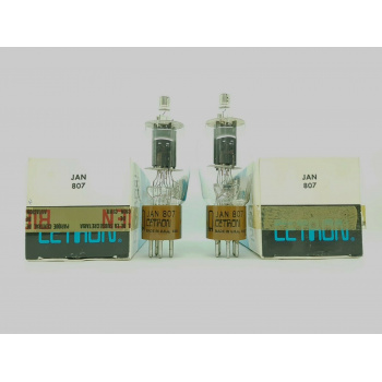 2 X JAN 807 CETRON TUBE....