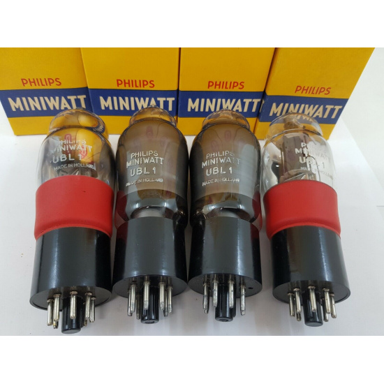 4 X UBL1 PHILIPS-MINIWATT TUBE. RCB262