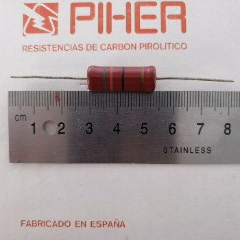 1 X 2W 51R 5% 1970s VINTAGE PIHER RESISTOR. NOS. C1794U27F150121